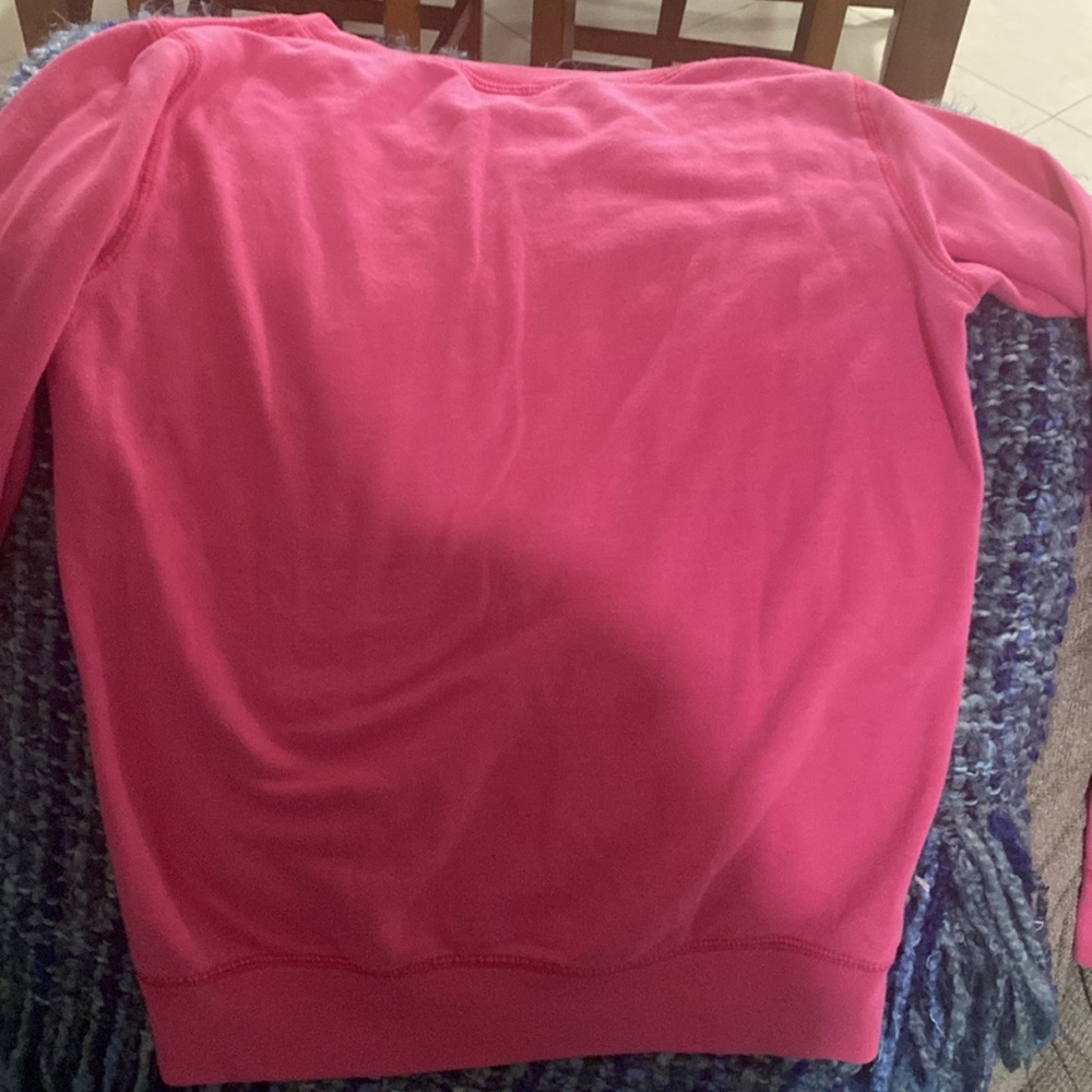 Victoria's Secret PINK "LOVE PINK" Pullover Sweatshirt XS - Picture 3 of 4